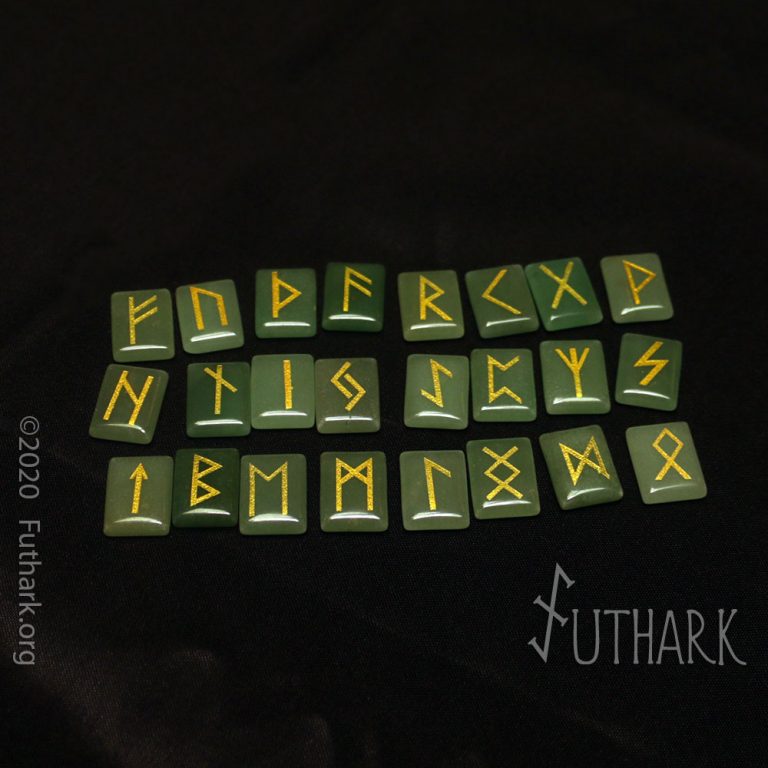 Etched Stone Elder Futhark Rune Sets – Futhark
