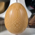 Beeswax Pysanky Egg Candle